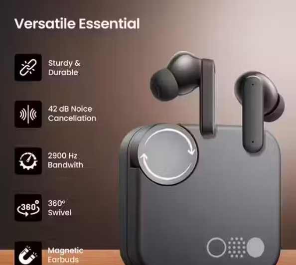 True Wireless Stereo (TWS) Earbuds with 2200mAh Battery Backup