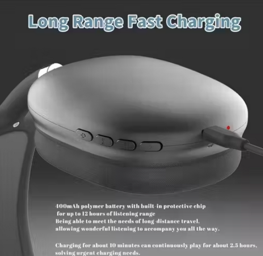 P9 Wireless Over Ear-blutooth Headset: Elevate r Audio Experience Blutooth Headset