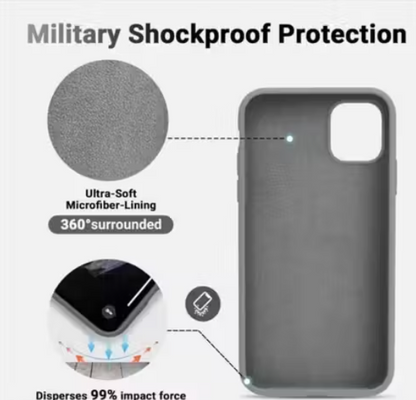 COMPITABLE FOR iPhone 14 Back Cover | Full Camera Protection | Raised Edges | Super Soft Silicone | Bumper Case